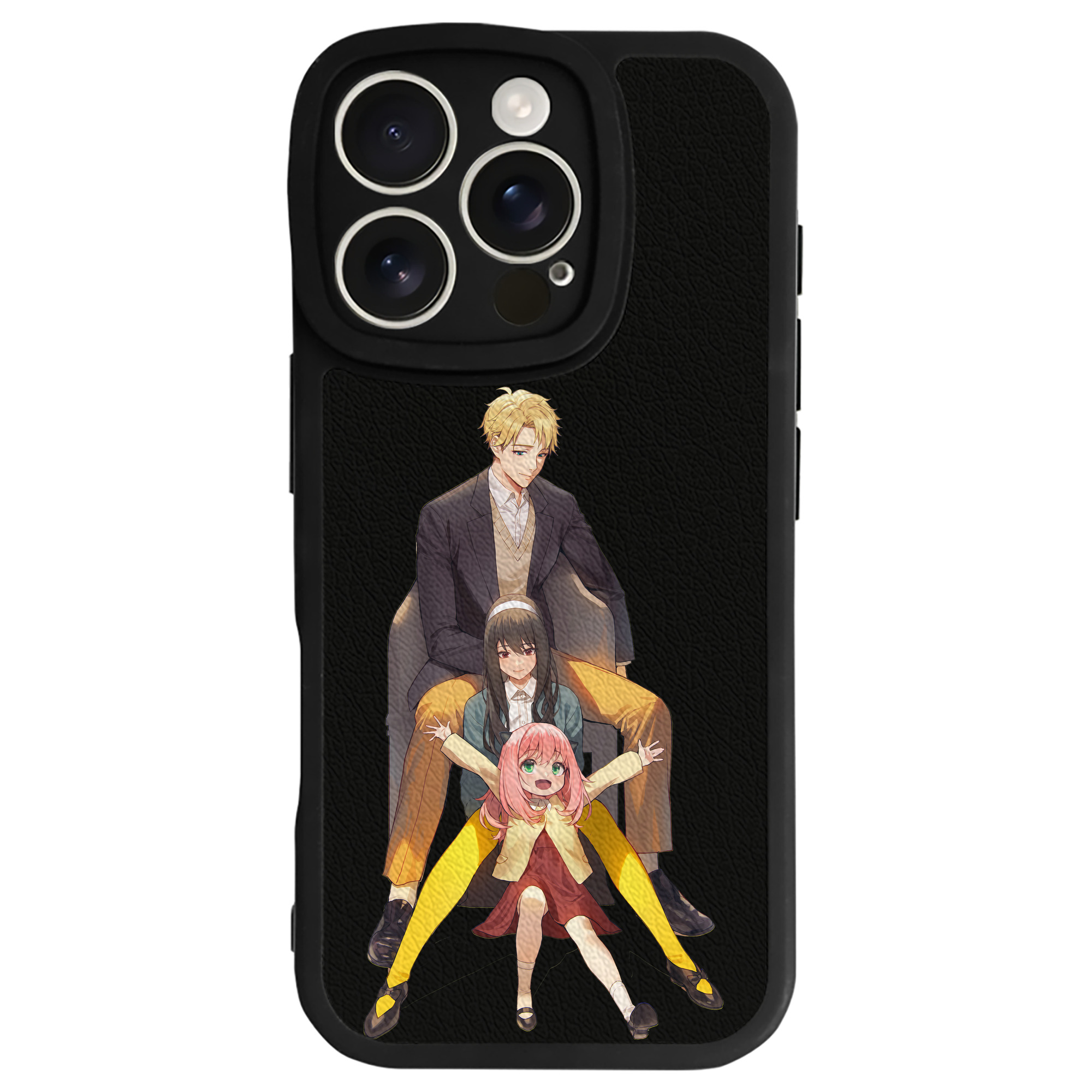 （画像用） SPY×FAMILY间谍家家酒 【iPhone 16シリーズ対応】シリコンスマホケース（レザー調） 材質：シリコン